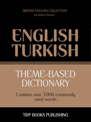 cover image of Theme-Based Dictionary